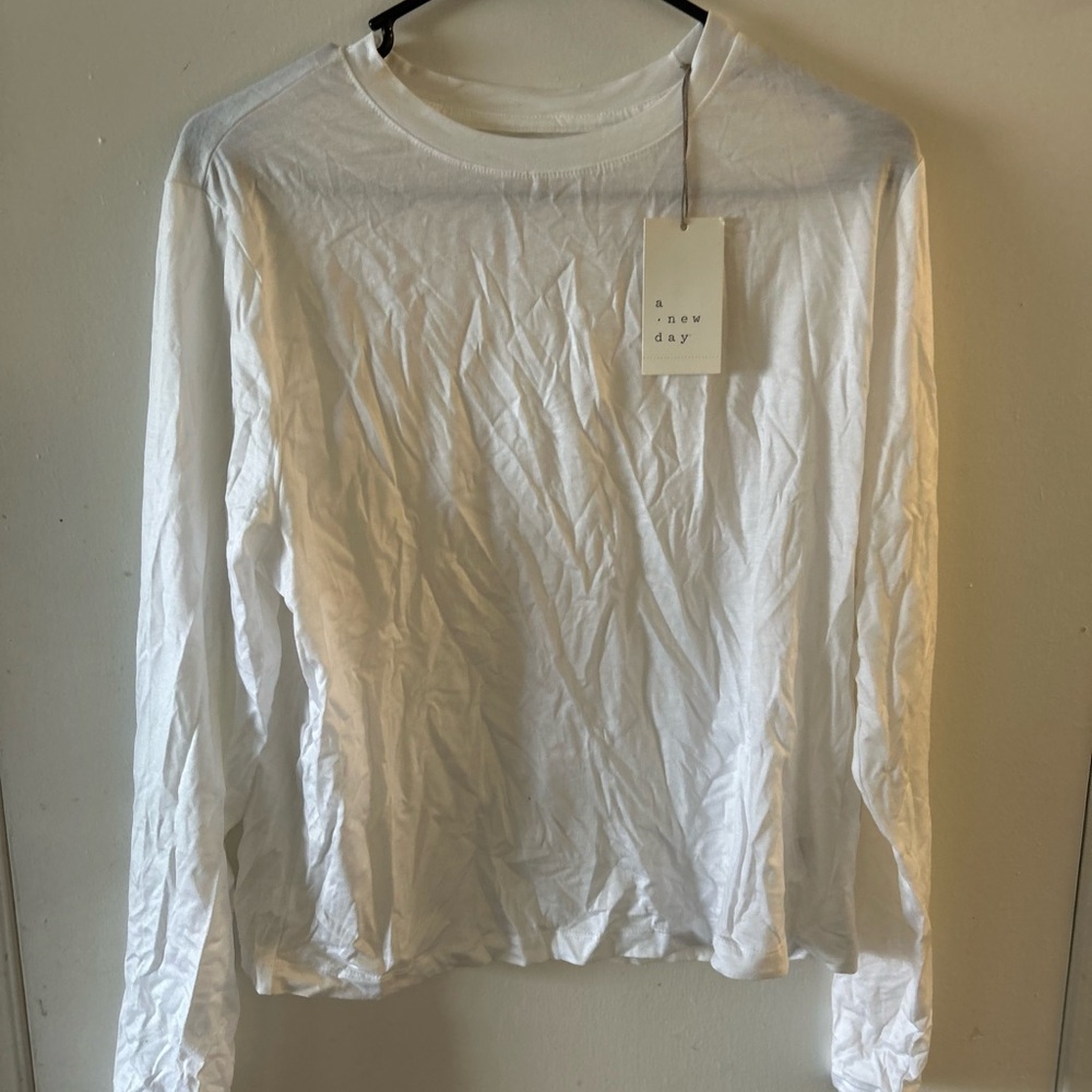 A New Day Classic White Longsleeve
